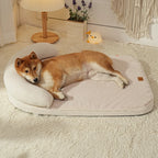 Bed for Medium Small Dogs, Sofa Pillow, Soft Support Bolster, Non-Slip Bottom