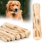 Dog Rod Wooden Chewing Toy Natural Coffee Wood