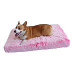 Plush Bed Mat for Small Medium Large Dogs Removable for Cleaning Super Soft