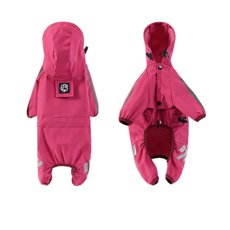 Waterproof Rain Coat Outdoor Rainwear Hood Apparel Outdoor Jacket Pet Supplies