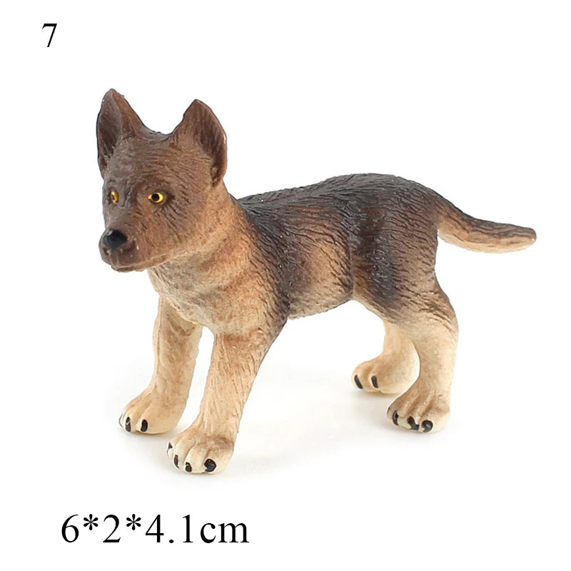 Car Dashboard Toys Decorate Exquisite Mini Resin Dog Figurine