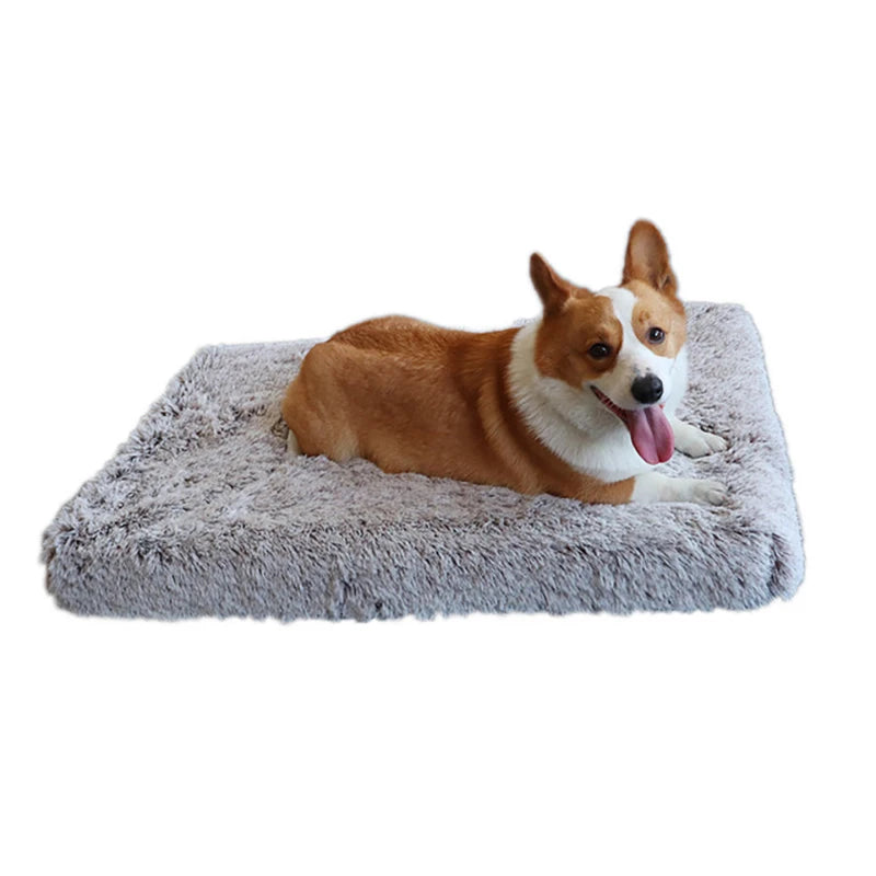 Plush Bed Mat for Small Medium Large Dogs Removable for Cleaning Super Soft