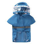 Cartoon Pattern Reflective Hoodie Outdoor Jacket Coat Harness Onesie Clothes