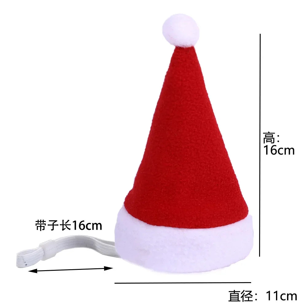 Dog Christmas Hat Cap Puppy Dog Accessories for Small Dogs Pet Supplies