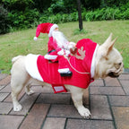 Winter Happy New Year Pet Costume Christmas French Bulldog Corgi Yorkie