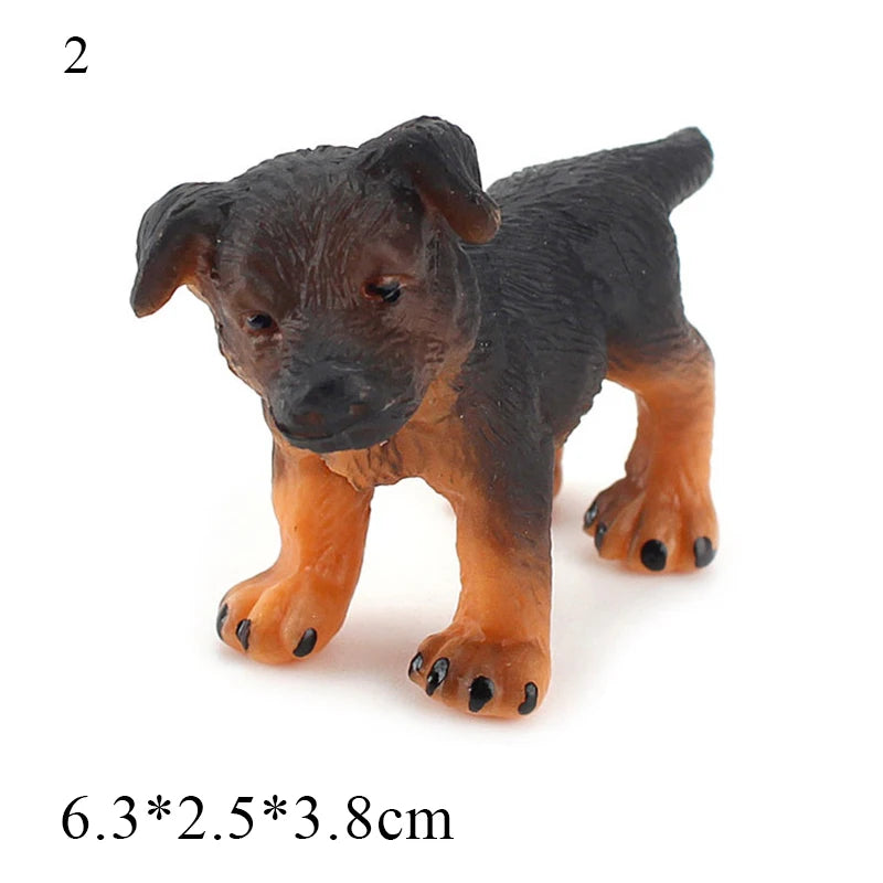 Car Dashboard Toys Decorate Exquisite Mini Resin Dog Figurine