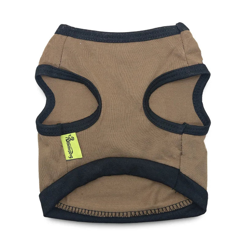 Funny Summer Small Pet Shirts Cool Breathable Dog Outfit Soft Shirt