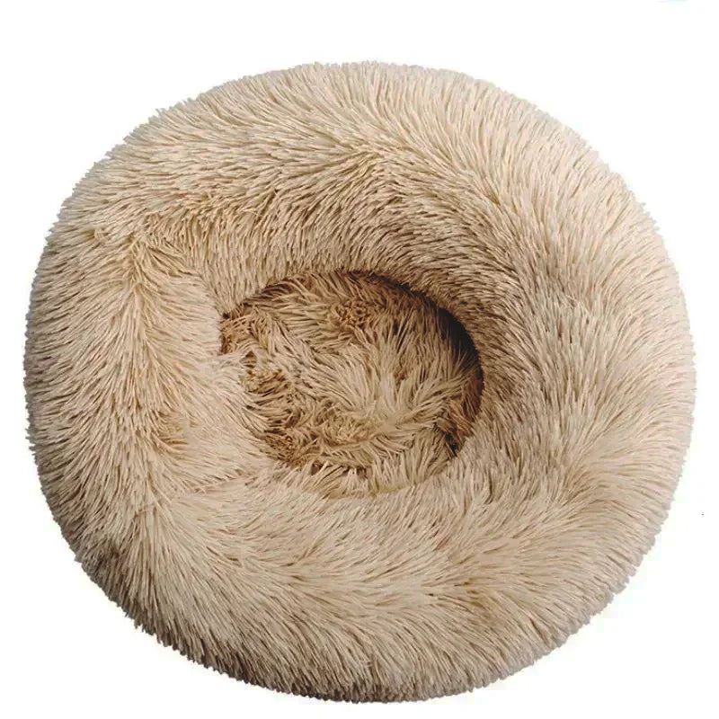 40-90cm Round Pet Bed Super Soft Plush for Small Medium Dog House