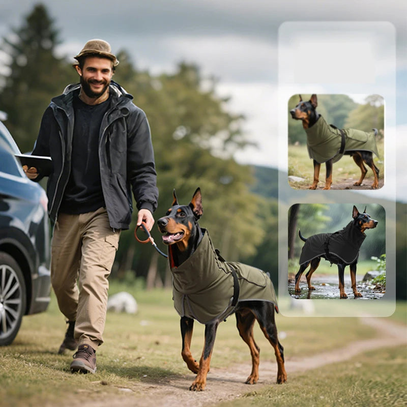 Fashionable Pet Trench Coat, Dog Clothing, Waterproof And Rainproof