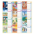 2026 Year Line Puppy Maltese Calendar - Adorable Cartoon Dog Desk Calendars