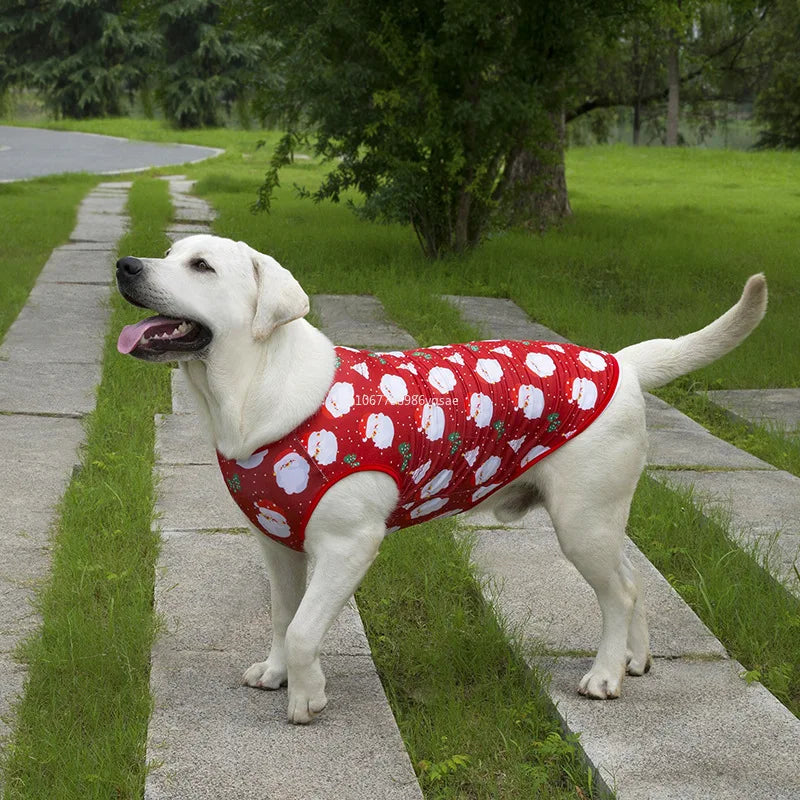 Christmas Holiday Dog Hoodie Lightweight Sweatshirt