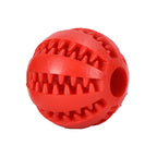 Dog Toy Interactive Rubber Ball Chewing Pet Tooth Cleaning Food Treat Feeder Silicone