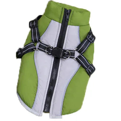 Reflective Jacket Winter Warm Harness Vest Clothing For Small Dogs