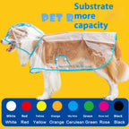 Solid Pet Rain Coat for Small Medium Dogs Raincoat Clothes