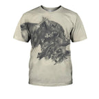 Dachshund Graphic 3D Print Men Women Casual Short Sleeve T Shirt Tees