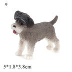 Car Dashboard Toys Decorate Exquisite Mini Resin Dog Figurine