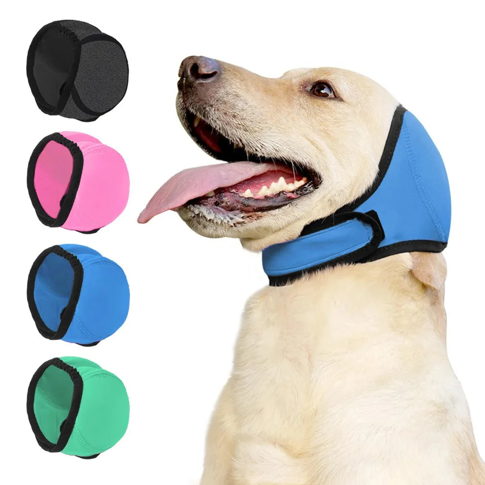 Noise Reduction Dog Ear Covers Hearing Protection Waterproof Calming Earmuff