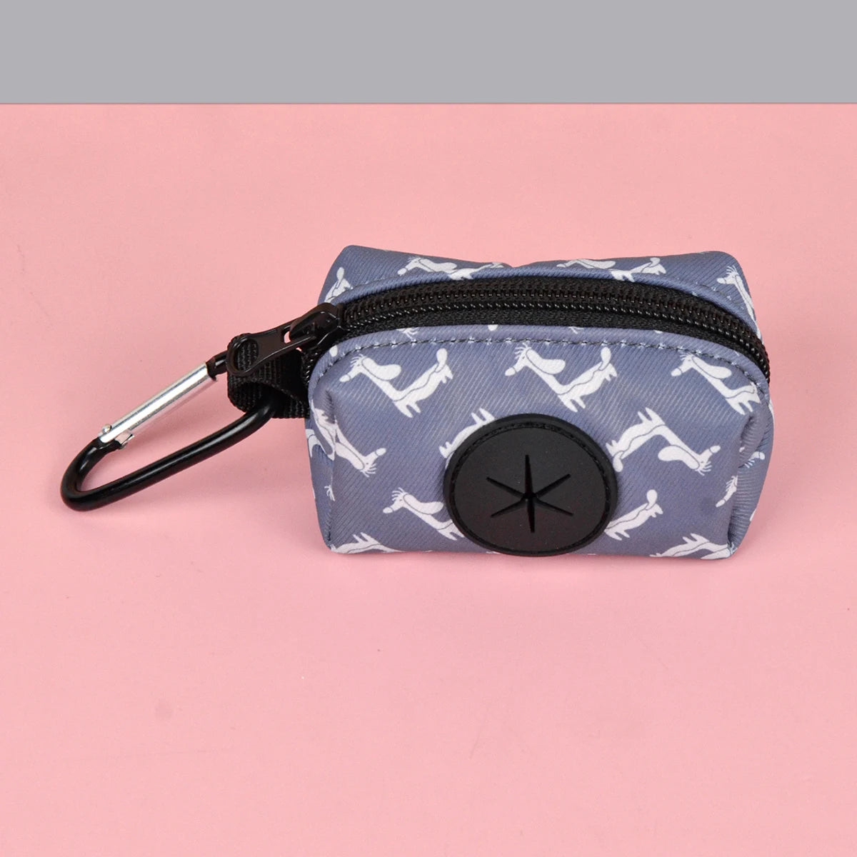 1pcs Colorful Design Dog Poo Bag Holder Dispenser Leash Attachment (Without Poo Bags & Leash)