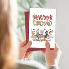 Christmas Greeting Card for Dog Lovers