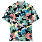 Cartoon Dachshund Dog 3d Printed Shirt Animal Pets Graphics Short Sleeves