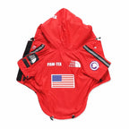 Raincoat Windbreaker Jacket Fashion Dog Clothes Dog FANS