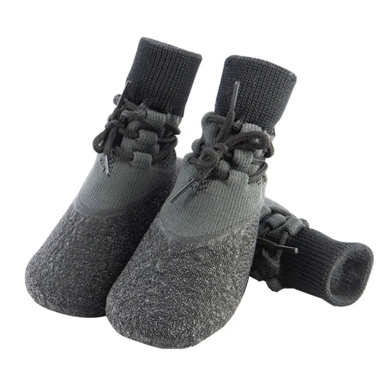 Dog Shoes Do Not Fall Off Breathable Soft Sole Footwear