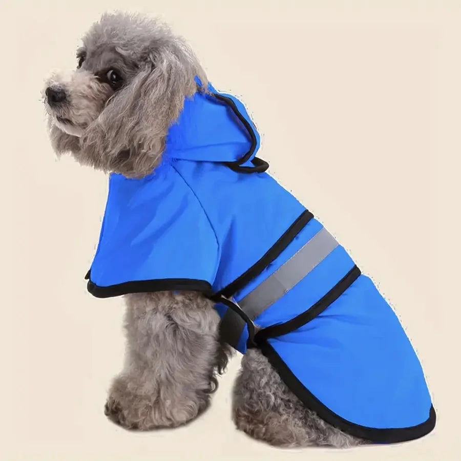 Adjustable Waterproof & Windproof Dog Raincoat!