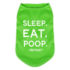 Dog Shirts Letters Printed Vest for Small Dogs Pajamas Puppy Gift Pet Clothes