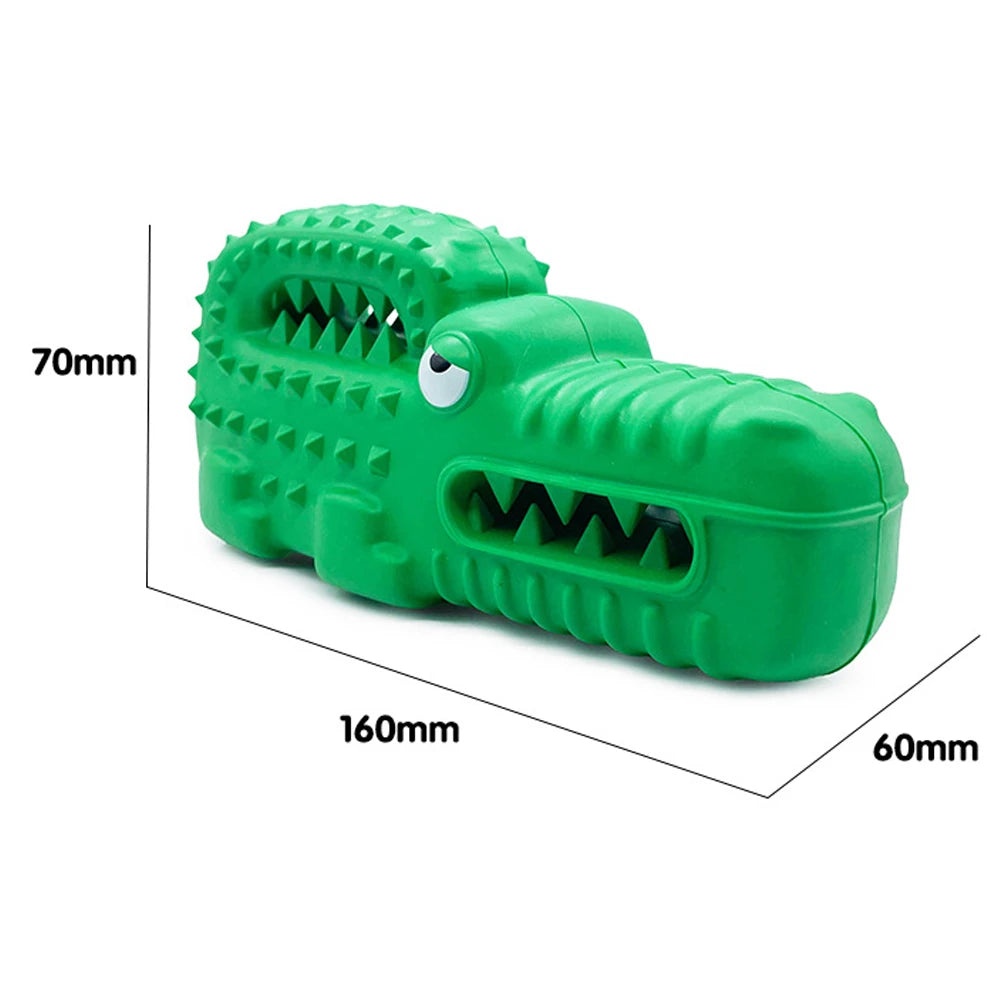 Dog Chew Toys for Aggressive Chewers Squeaky Tough Durable Toothbrush