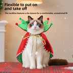 Dog Christmas Cloak Warm Winter Festival Holiday Decoration