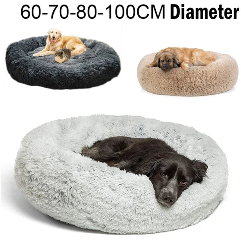 Super Soft Plush Mat Dog Bed Round Cushion Pet Product Accessories