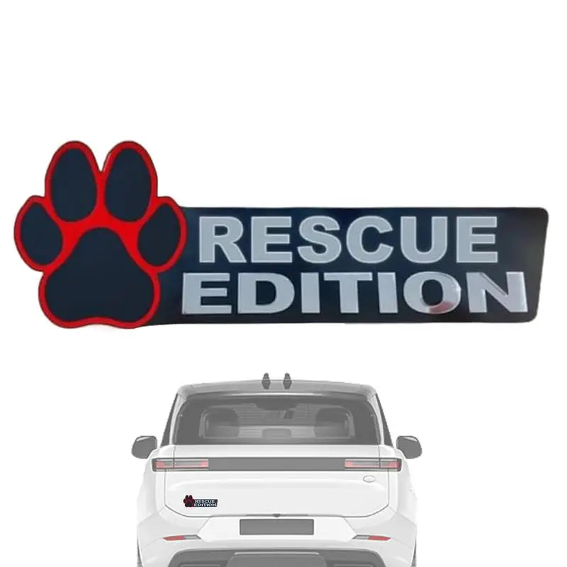 Dog Emblem Car 3D Dog Edition Acrylic Car Badges Stickers
