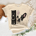 French Bulldog t shirt women designer girl graphic funny clothing