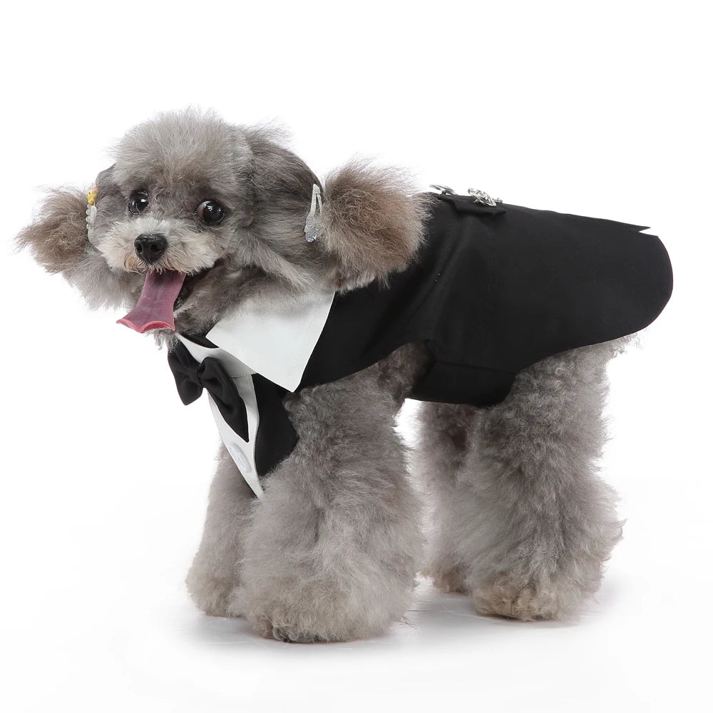 Christmas Tuxedo Halloween Wedding Outfit