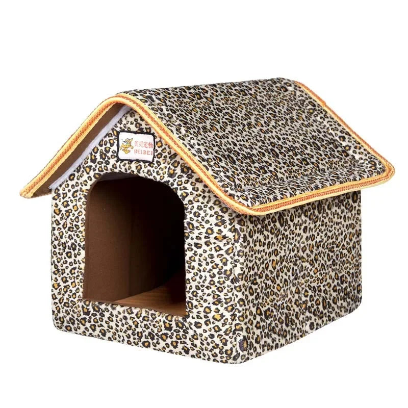 Pet House with Cushion Folding Bed Sofa Suitable for Small and Medium Sized Dogs
