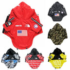 Raincoat Windbreaker Jacket Fashion Dog Clothes Dog FANS