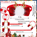 30PCS Fashion Bowties For Christmas Antlers Small Dog