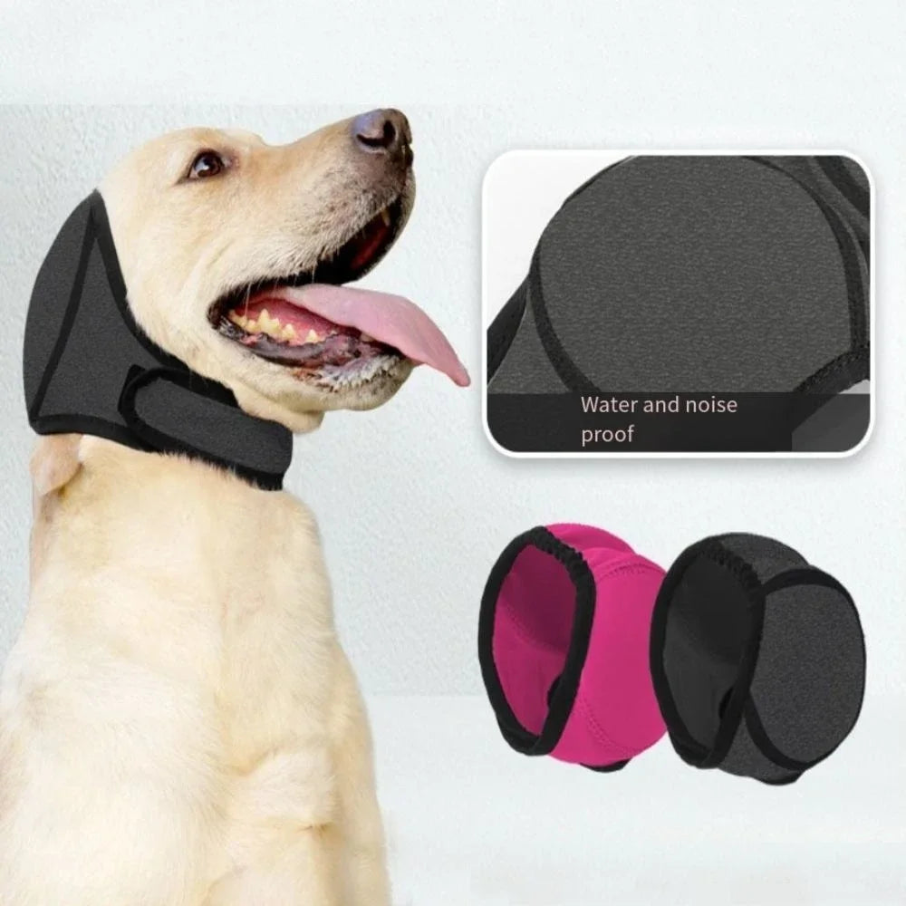 Noise Reduction Dog Ear Covers Hearing Protection Calming Earmuffs