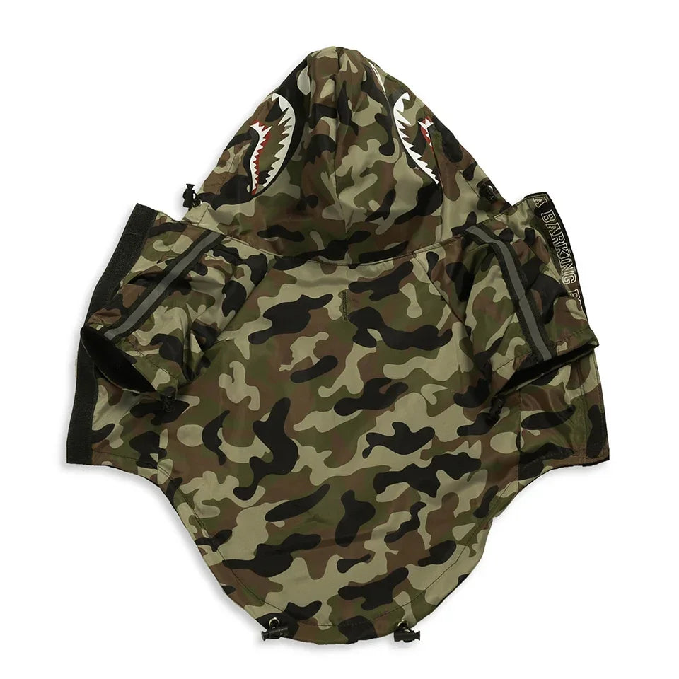Raincoat Windbreaker Jacket Fashion Dog Clothes Dog FANS