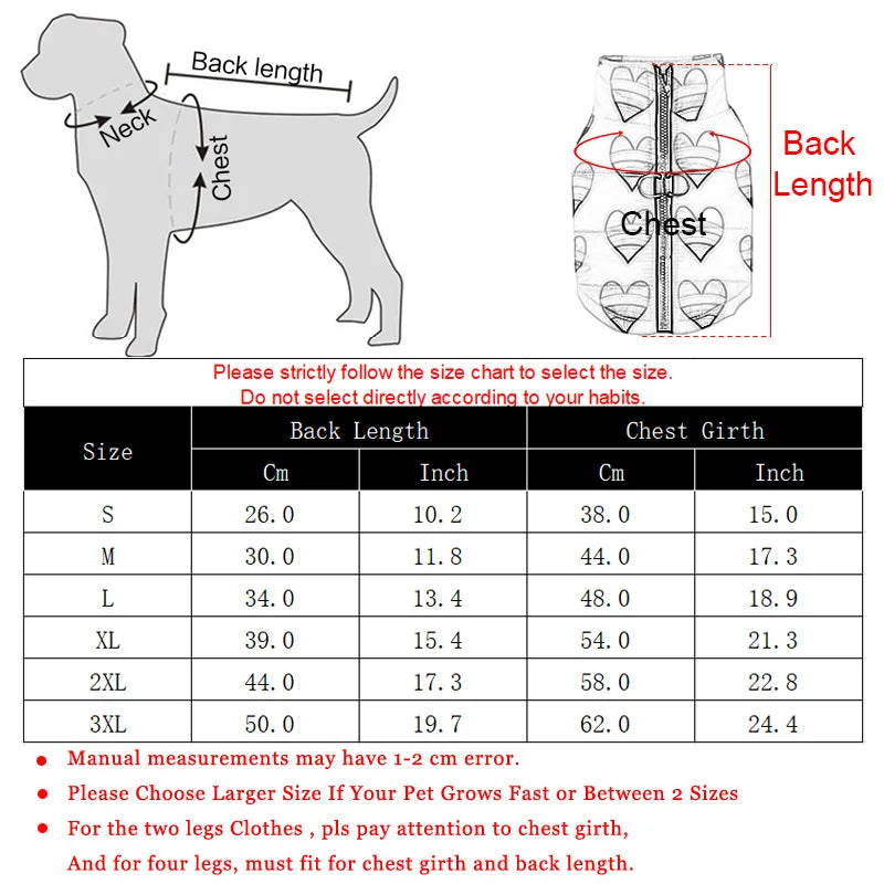 Rainbow Jacket Coat For Small Medium Dogs Winter Warm Fleece