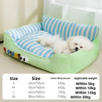 Pet bed - Dog sofa - Latex dog mat - Breathable and washable Small