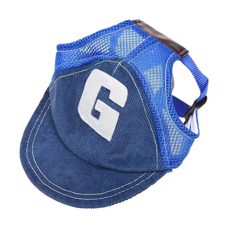Dog Small Medium Baseball Cap Outdoor With Ear Holes Adjustable