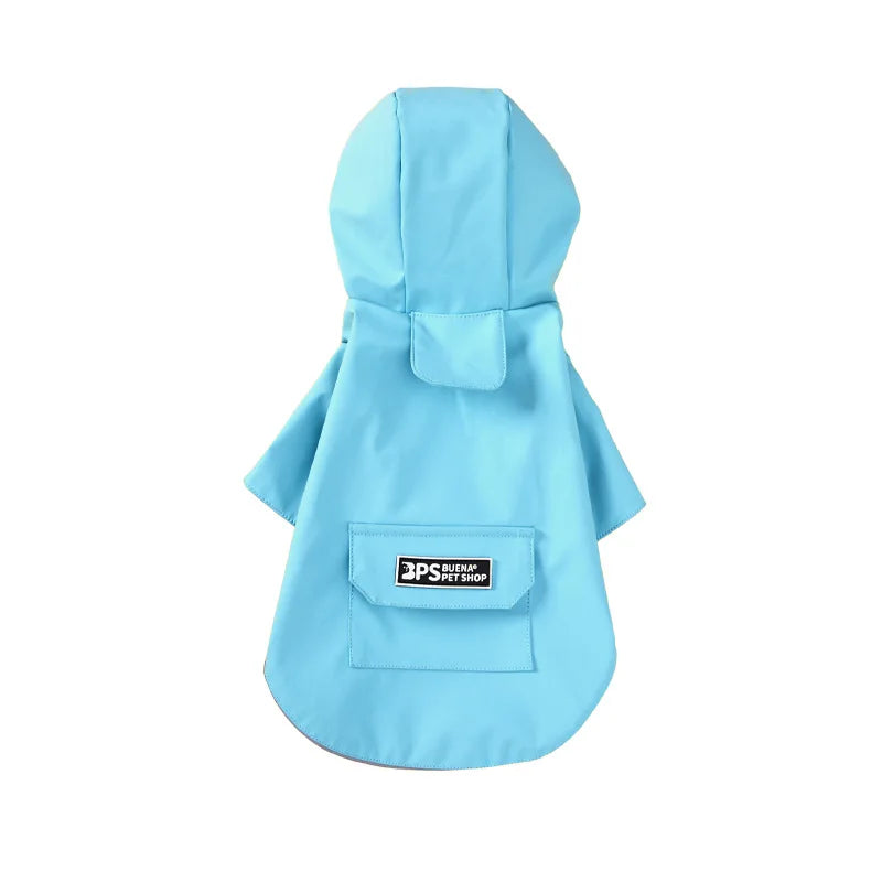 Dog Rainwears Dogs Waterproof Rain Coat FourSeason Pet Clothes Outdoor Activity Pet Hooded Raincoats
