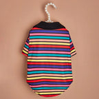 T-Shirt Spring Summmer Striped Polo Shirt Style Dog Clothes