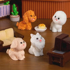 Figurines Miniature Cute Puppy Animal Micro Landscape Dog Desk Accessories