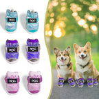 Shoes for Large Medium Dogs with Letters, Paw Protectors Water-Resistant