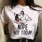 French Bulldog t shirt women graphic Tee clothes