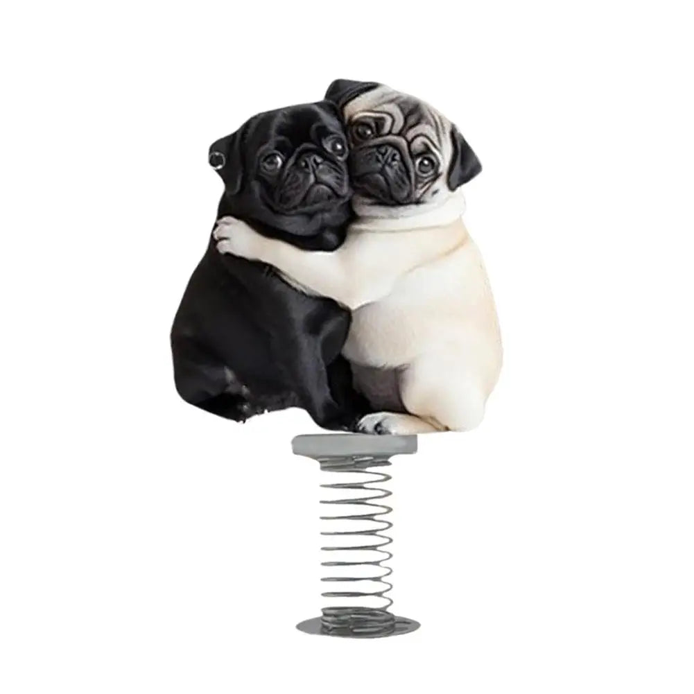 Lovely Dog Acrylic Spring Shaking Head Ornaments Car Dashboard
