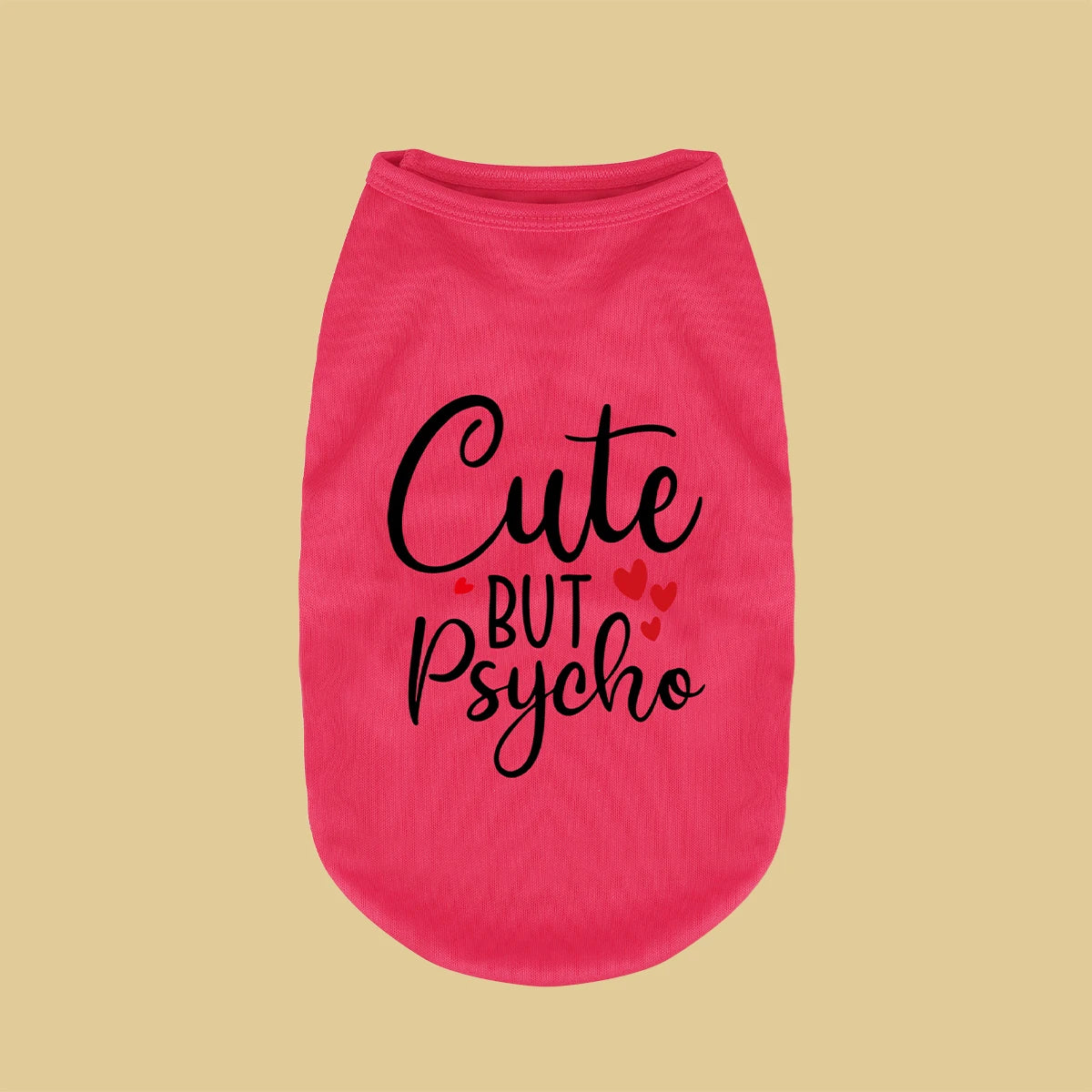 Cute but Psycho - Summer Dog Vest For Pets