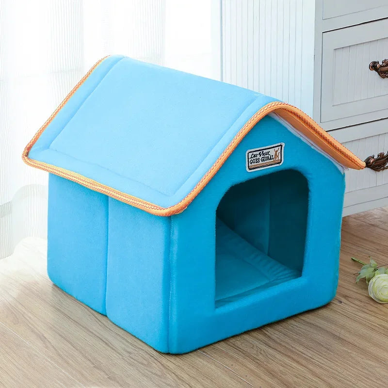 Pet House with Cushion Folding Bed Sofa Suitable for Small and Medium Sized Dogs